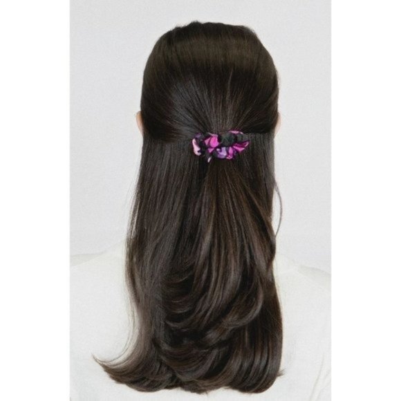 KATE SPADE Spade Clover Patchwork Silk Convertible Hair Tie & Bandana NWT - Picture 8 of 10